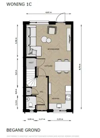 Beatrixstraat 1C bouwnummer 4 0 ong, Colijnsplaat