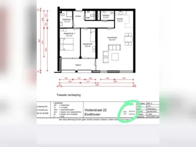 Appartement Violierstraat, Eindhoven