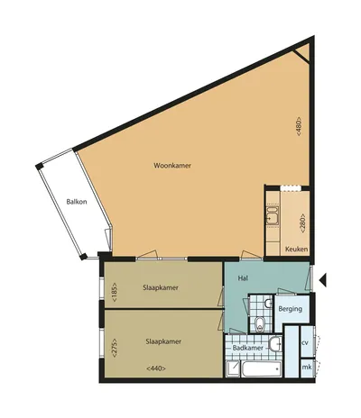 Appartement Anna Paulownahof, Tilburg