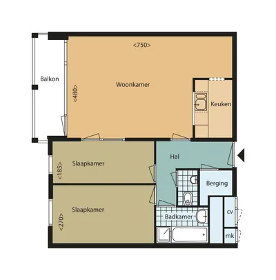 Appartement Anna Paulownahof, Tilburg