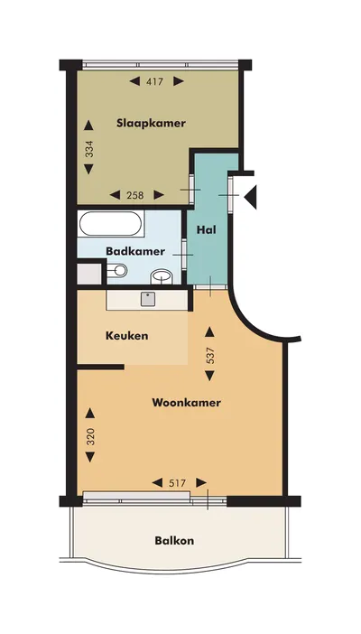 Appartement Linker Rottekade, Rotterdam