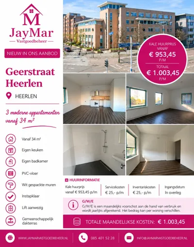 Geerstraat , 6411NP, Heerlen, Limburg